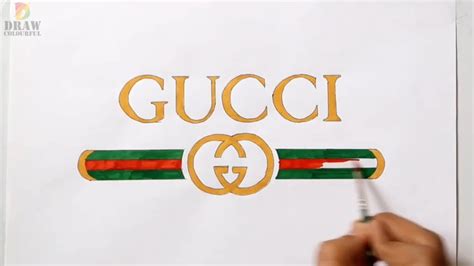 how to draw the gucci sine|Gucci logo youtube.